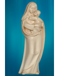 Wooden statue Saint Virgin of tenderness