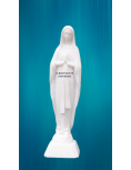 Belle statue de Notre-Dame de Lourdes en albâtre