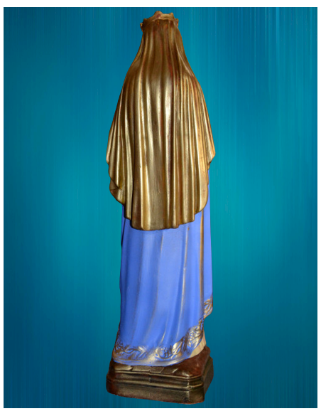 Statue of Our Lady of Wisdom polychrome