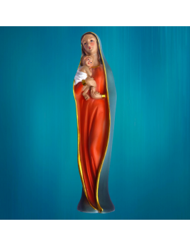 Jolie statue de la Vierge et l'Enfant