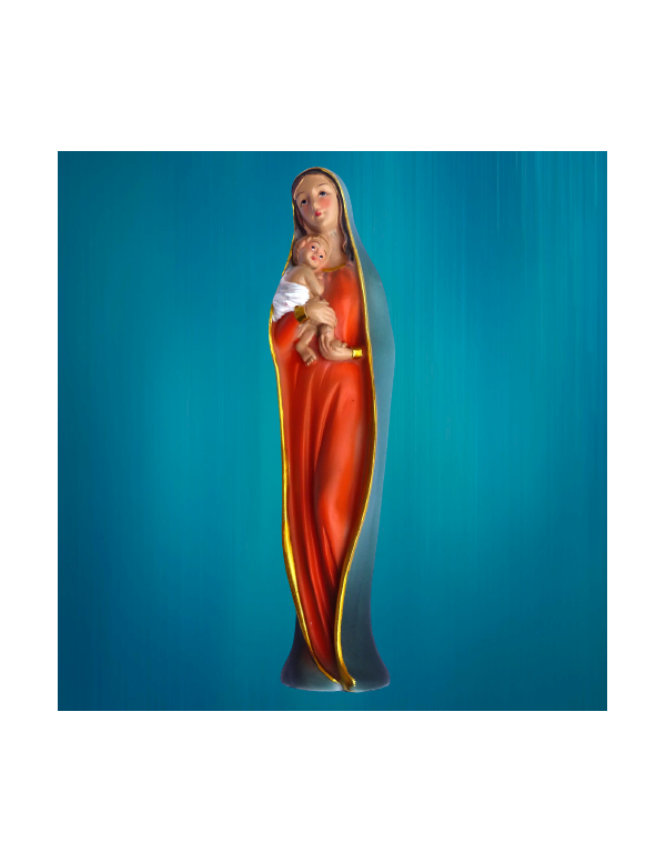 Jolie statue de la Vierge et l'Enfant