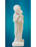 Statue Virgin of the Hearth in alabaster