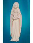 Statue en bois - Vierge à l'Enfant -30 cm