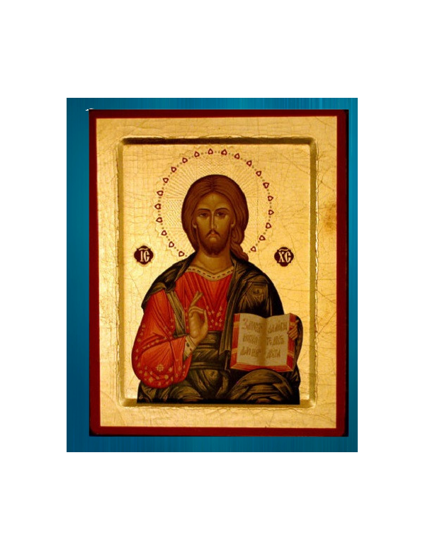 Véritable icône byzantine du Christ de Kazan