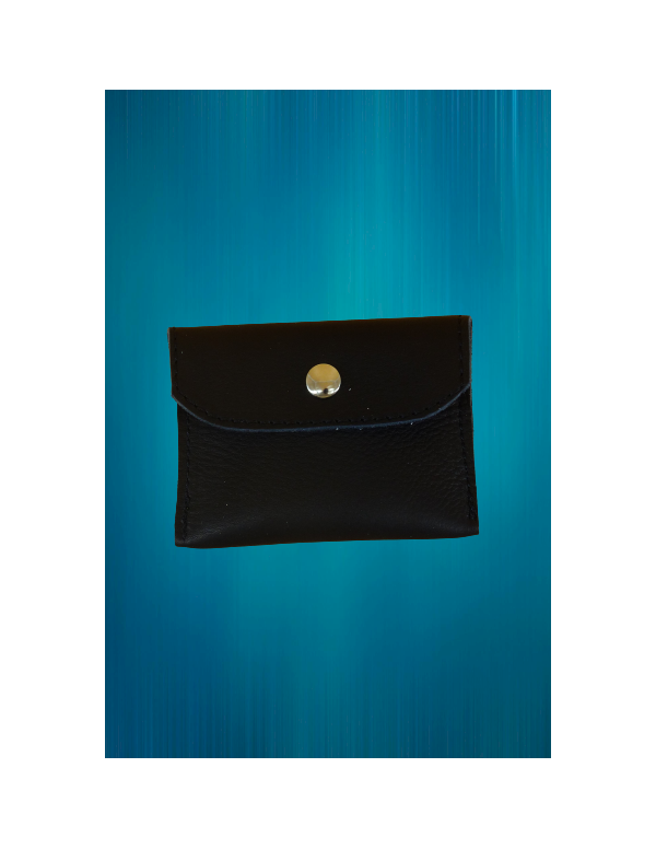 Etui chapelet en cuir véritable - Petit format