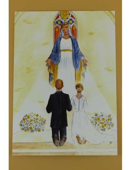 Consécration à la Vierge Marie - Carte