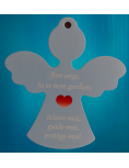 Guardian Angel in wood - 3 colors