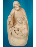 Wooden statue of the Holy Family