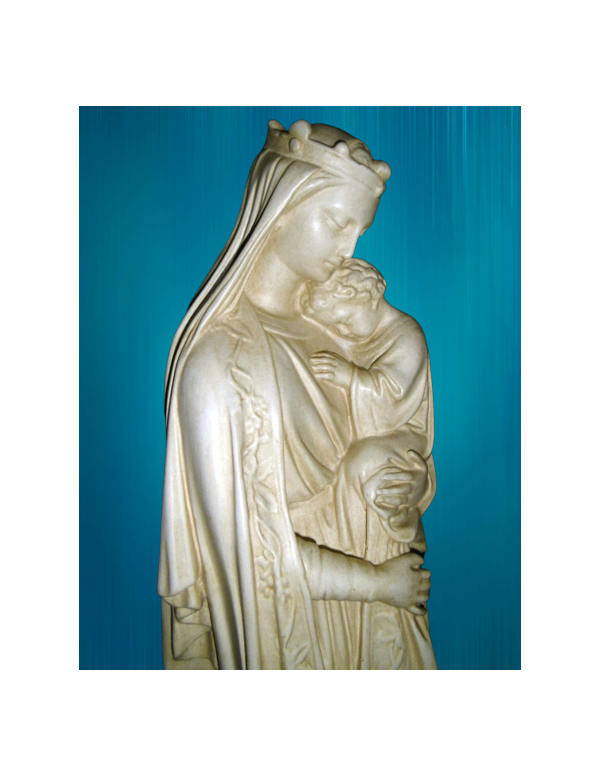 Statue of Our Lady of Wisdom 6.6 in - 7.8 in