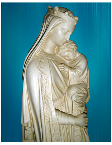 Statue of Our Lady of Wisdom 6.6 in - 7.8 in