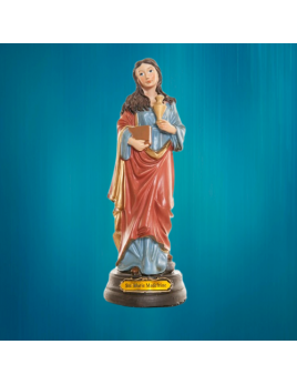 Statue de sainte Marie-Madeleine en résine de 30 cm
