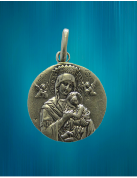 Médaille de Notre-Dame du Perpétuel Secours en argent.