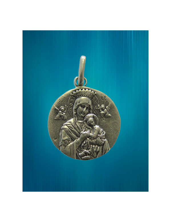 Médaille de Notre-Dame du Perpétuel Secours en argent.
