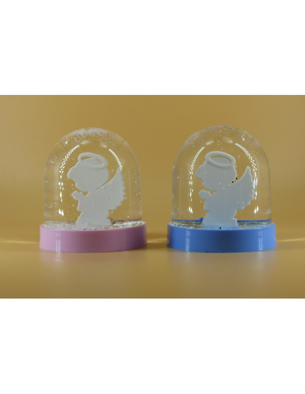 Snow globe - Angel blue or pink