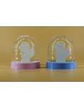 Snow globe - Angel blue or pink