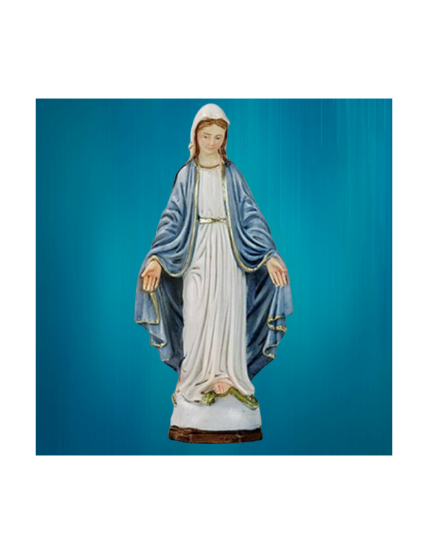 Statue of the miraculous Virgin 6,2in (16 cm)