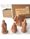 Santons à peindre - Coffret Rois Mages