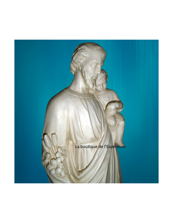 Saint Joseph et l'Enfant-Jésus - 47 cm