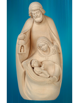 Achetez Statue en bois Sainte Famille objets religieux sur La boutique de  l'Espérance - Statue en bois Sainte Famille - 24 cm 