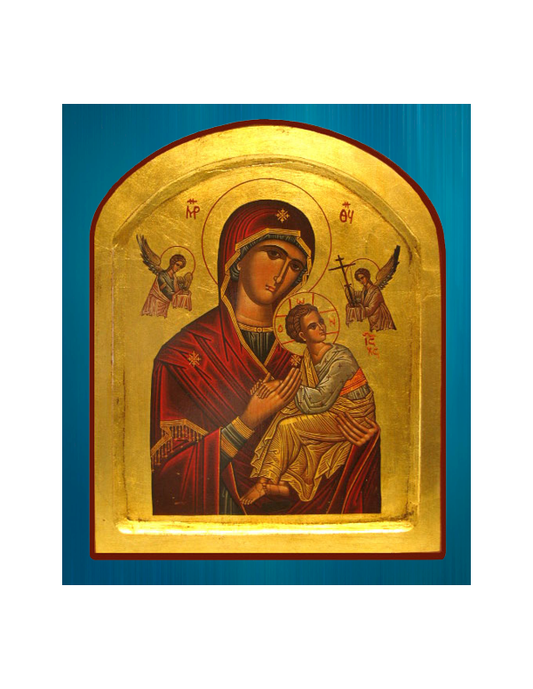 Véritable icône Byzantine de Notre-Dame du Perpétuel Secours.
