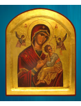 Greek icon curved - Our Lady of Perpetual Help