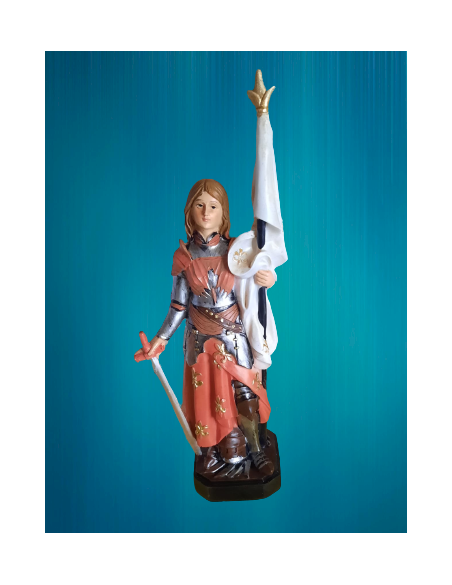 Statue de sainte Jeanne d'Arc - 20 cm