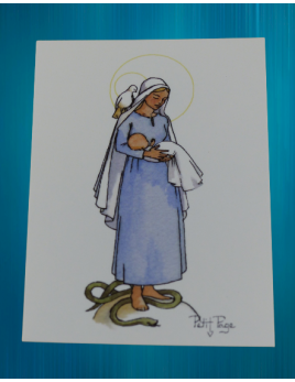 Image de Baptême "Vierge à l'enfant" réalisée par l'Atelier Petit Page