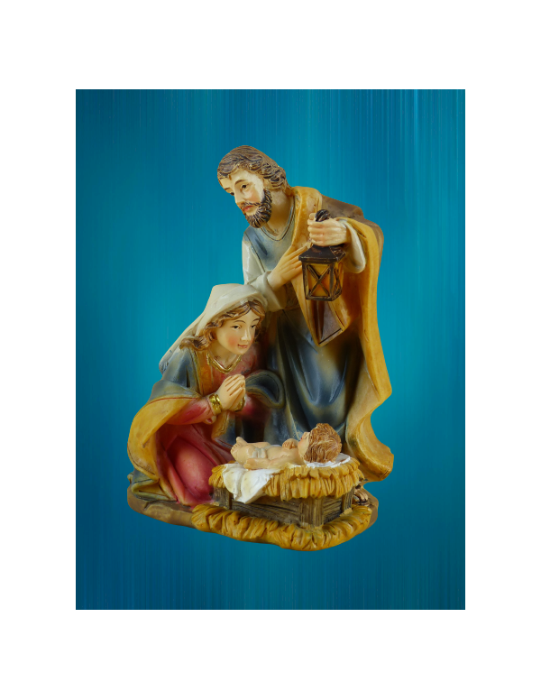 Nativité en résine
