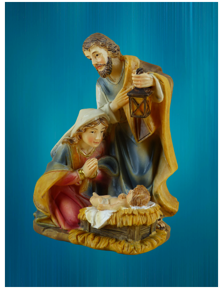 Nativité en résine