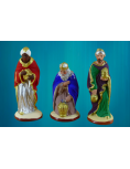 Les trois Rois Mages, véritables santons Gateau