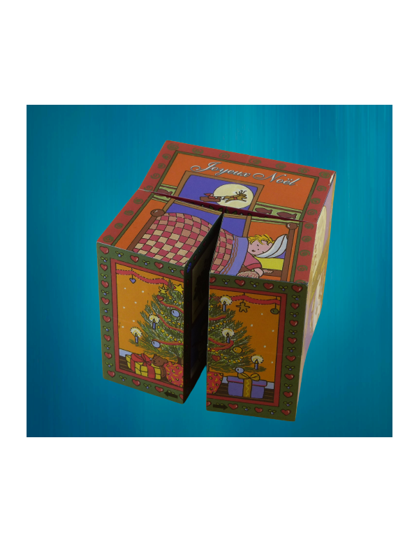 Cube multifacettes de Noël