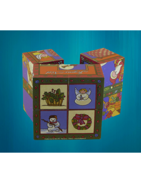 Cube multifacettes de Noël