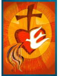 Holy Spirit and Sacred Heart Painting