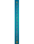 Collier médaille miraculeuse - agate bleue stellor