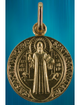 Médaille Saint Benoît - Plaqué or