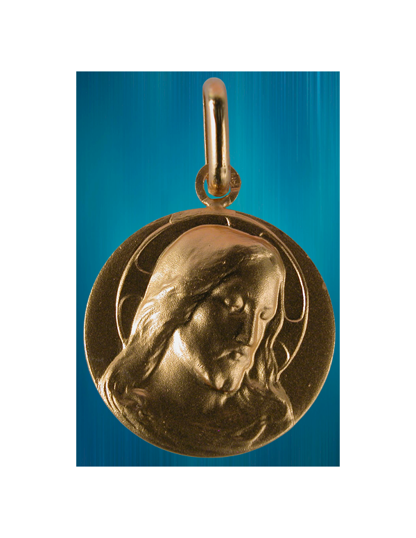 Médaille du Christ en plaqué or