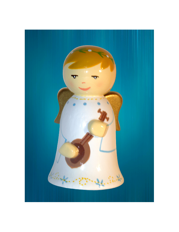 Crèche en bois tourné - Anges