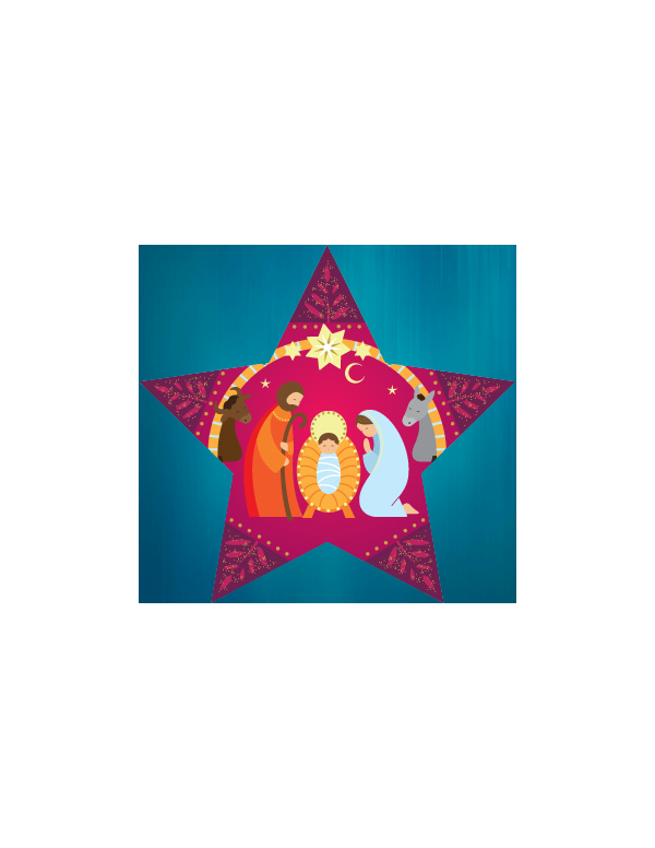 Etoile de Noël - Sainte Famille