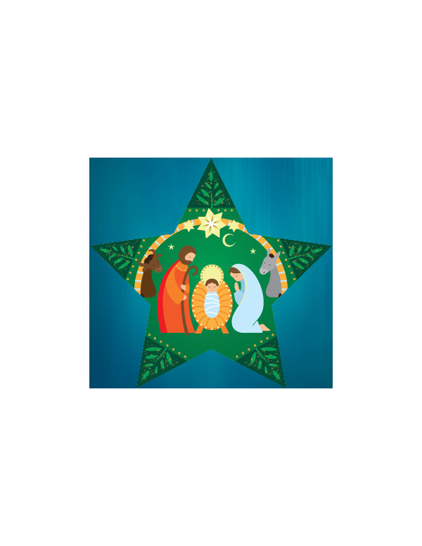 Etoile de Noël - Sainte Famille
