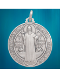 Médaille Saint Benoît en argent