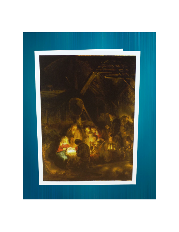 L'adoration des bergers - Rembrandt The National Gallery de Londres