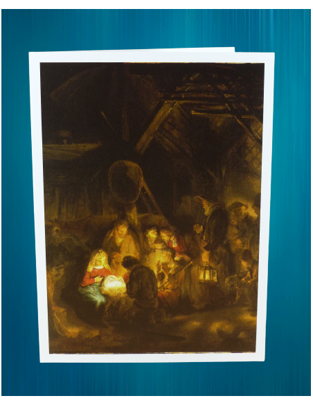 L'adoration des bergers - Rembrandt The National Gallery de Londres