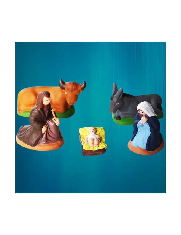 Santons à peindre - Coffret Personnages
