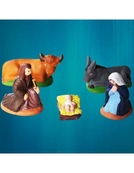 Santons à peindre - Coffret Personnages