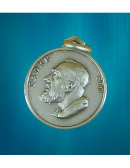 Médaille du Saint Padre Pio en argent
