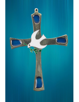 Croix en bronze avec le Saint-Esprit
