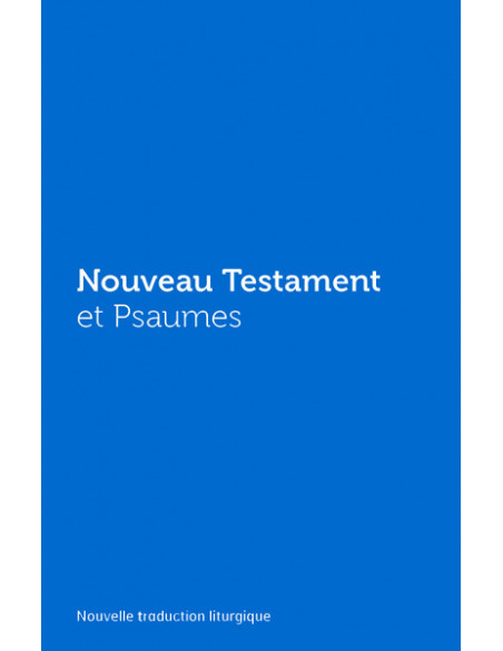 Le Nouveau Testament et Psaumes, format poche, facile à emporter.