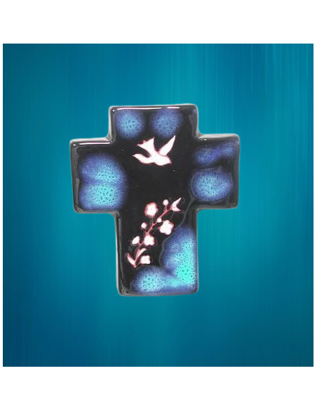 Croix en céramique - Saint-Esprit
