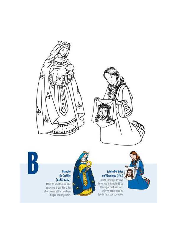 Coloriage - Les saints patrons