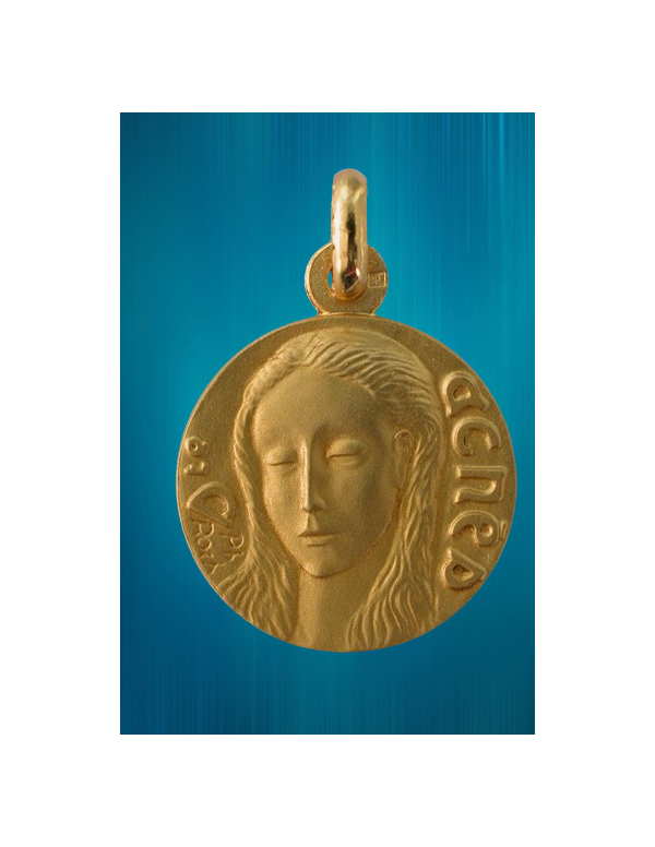 Médaille Saint patron en argent ou plaqué or